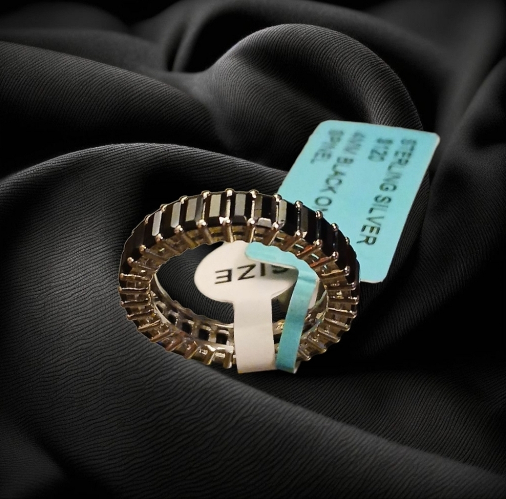 925 Black onyx Ring